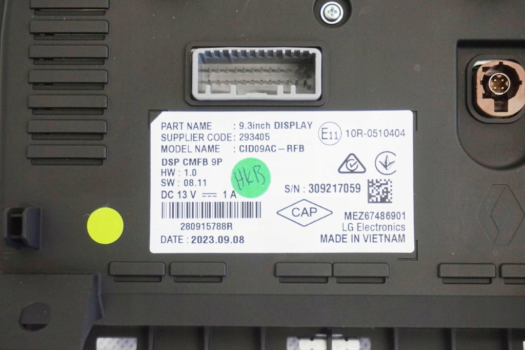 фото №11, Дисплей екран lcd renault clio v 5 lift 1.0tce 280915788r