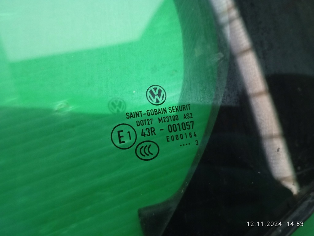 фото №10, Стекло дверь левый задняя vw golf vii 5g6845213