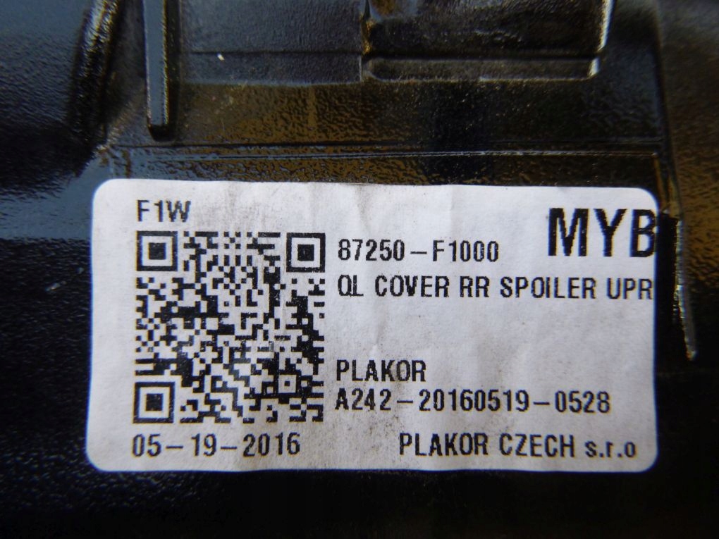 фото №5, Kia sportage iv gt 16- спойлер кришки спойлер