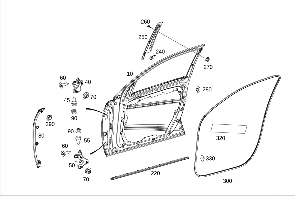 фото №1, Двері передні праве ліва mercedes gle w167