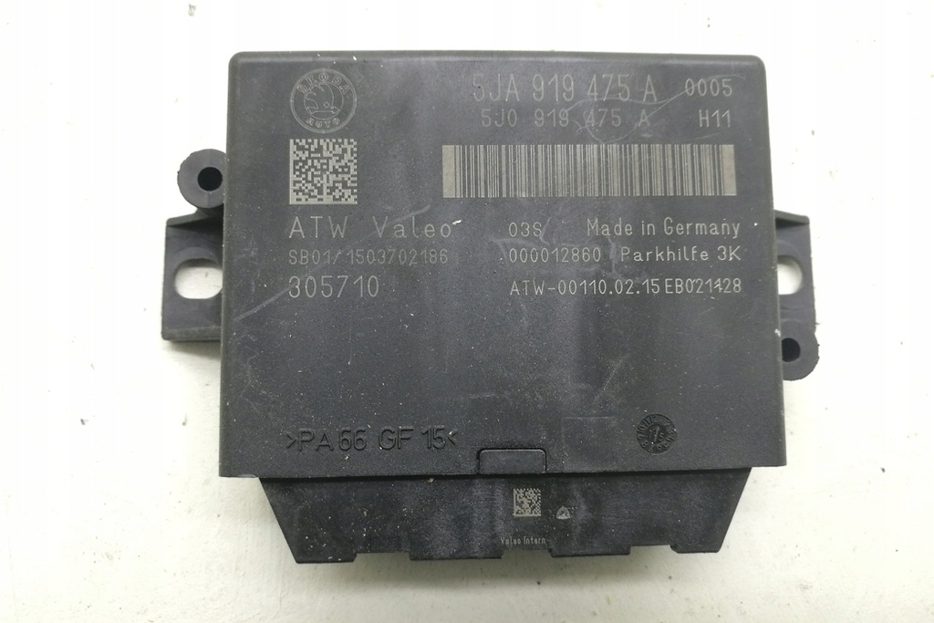 фото №1, Модуль pdc skoda rapid nh3 5ja919475a 1.2l бензиновый 63kw 2013