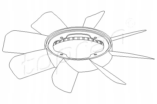 фото №2, Вентилятор вентилятора śr. 400 mm количество лопасти 8 bmw