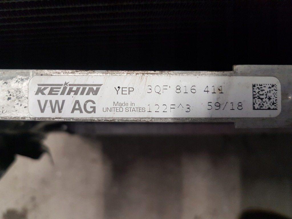 фото №14, Vw atlas 18-24 радиатор вентилятор usa 3.6 v6 3qf317019