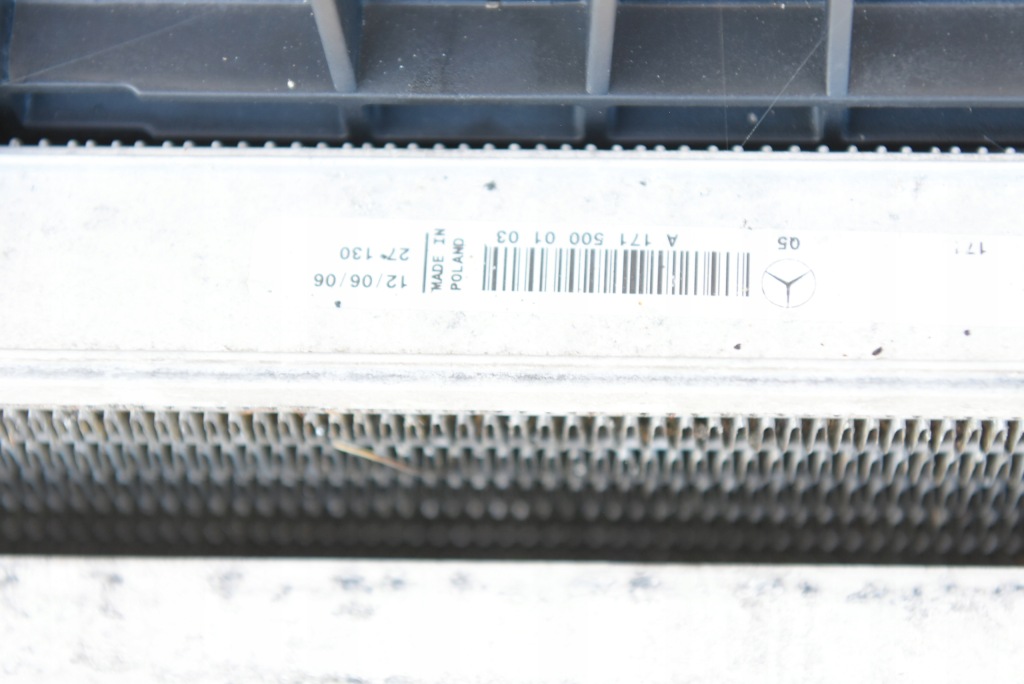 фото №7, Mercedes slk r171 w171 3.5 v6 комплект радіатор води кондиціонера вентилятор