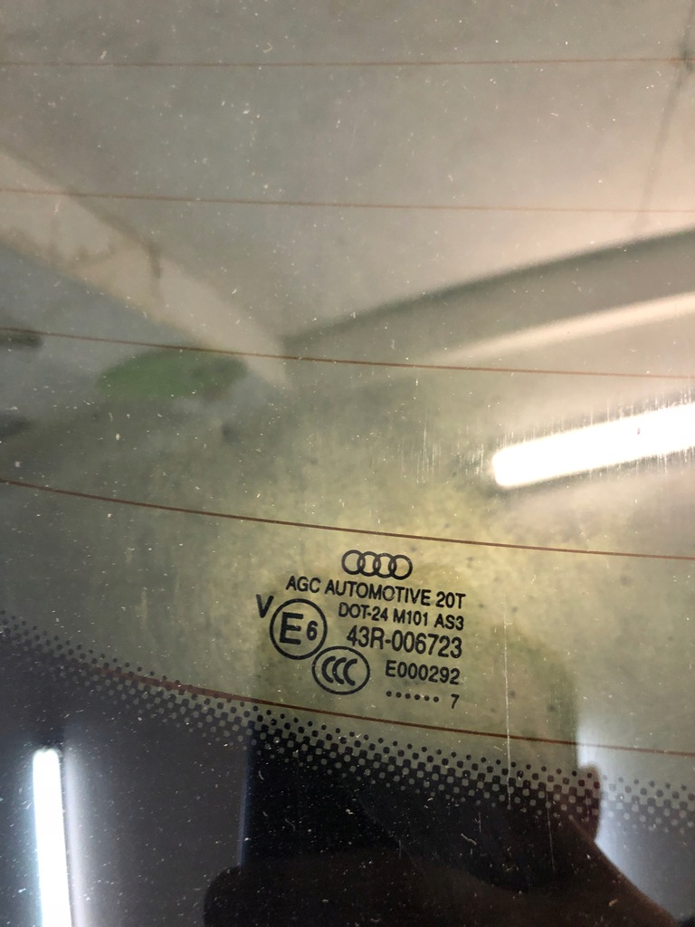 фото №7, Audi q3 8u 11-18 стекло задняя оригинал 2017r тонированная fabrycznie