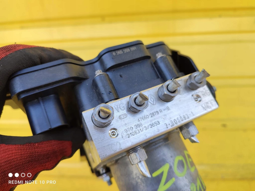 фото №3, Renault zoe ii captur насос abs