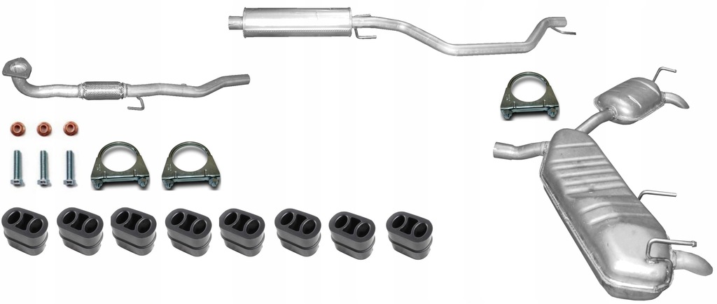 фото №1, Opel signum 2.0 turbo 2003-0/0 гаситель комплект