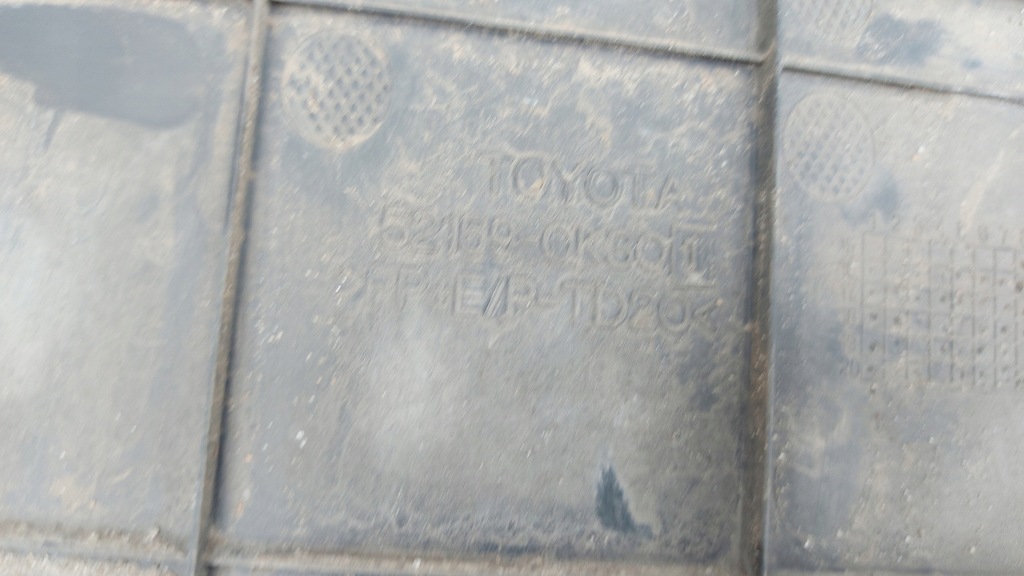 фото №15, Молдинг накладка бампера задняя задняя toyota hilux viii