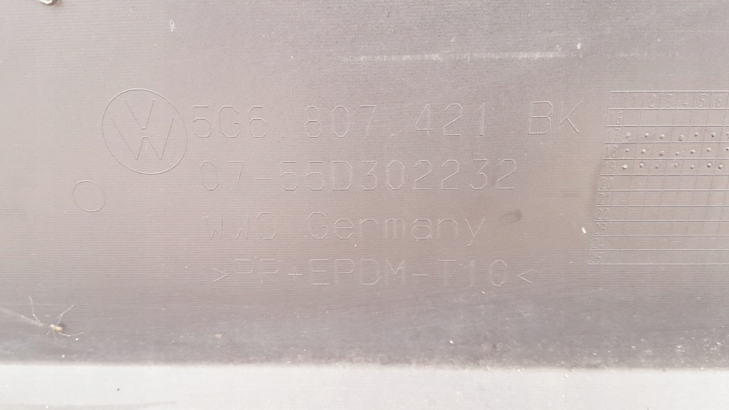 фото №11, Бампер задня vw golf vii 7 r hb