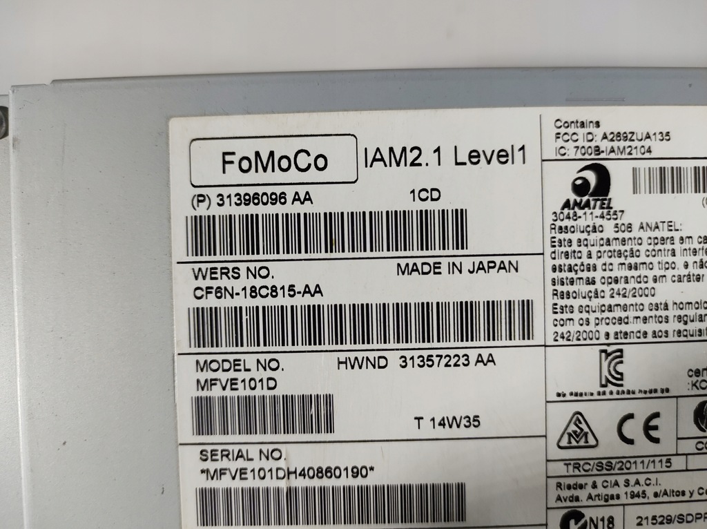 фото №11, Volvo v60 13r- радіо програвач 31396096