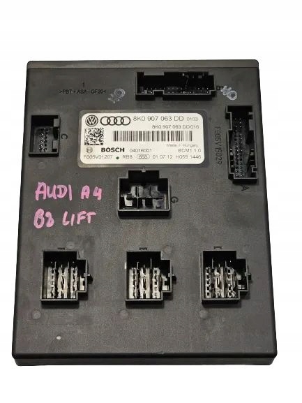 фото №1, Audi a4 b8 lift модуль комфорта 8k0907063dd a4b8zz