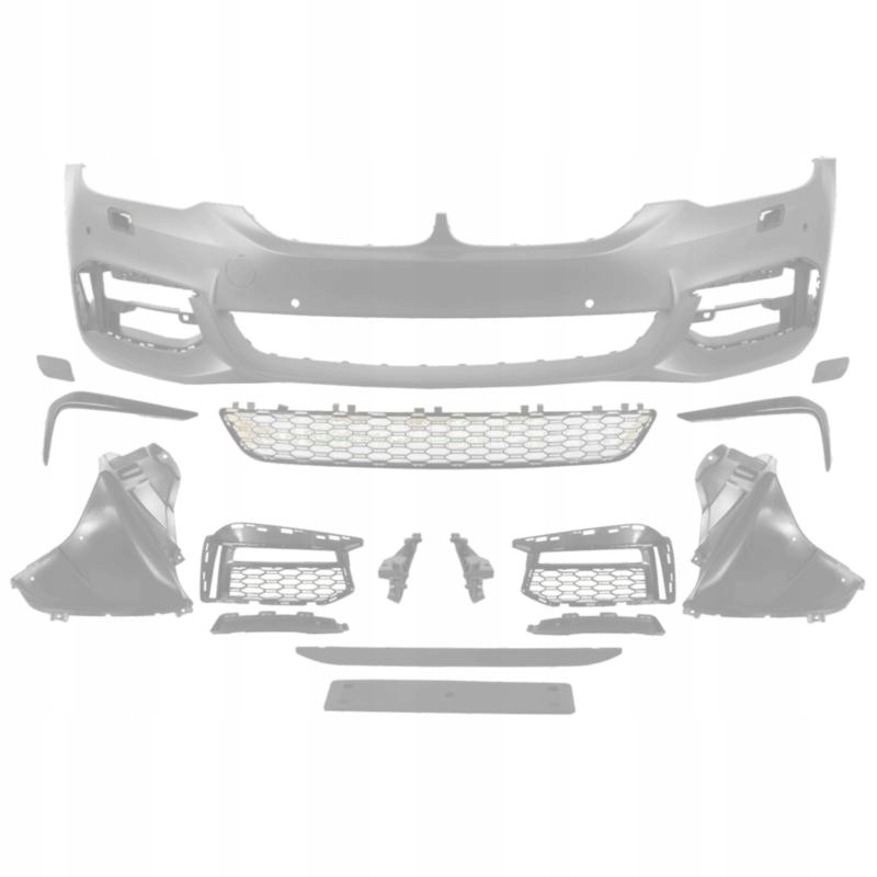 фото №1, Бампер bmw 5 09.16- білий