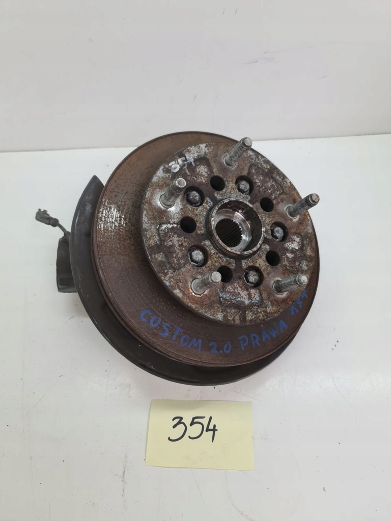 фото №1, Ступиця диск поворотний кулак права transit custom 2.0