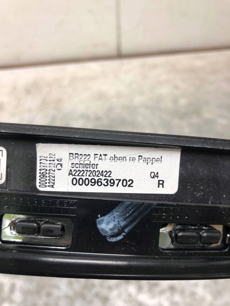 Купить Молдинг декоративная  дверь правый перед mercedes s-klasa w222 amg a2227202422