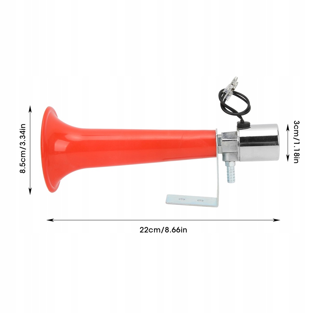 фото №15, Сигнал клаксон пневматична сигнал 12v/24v 180db