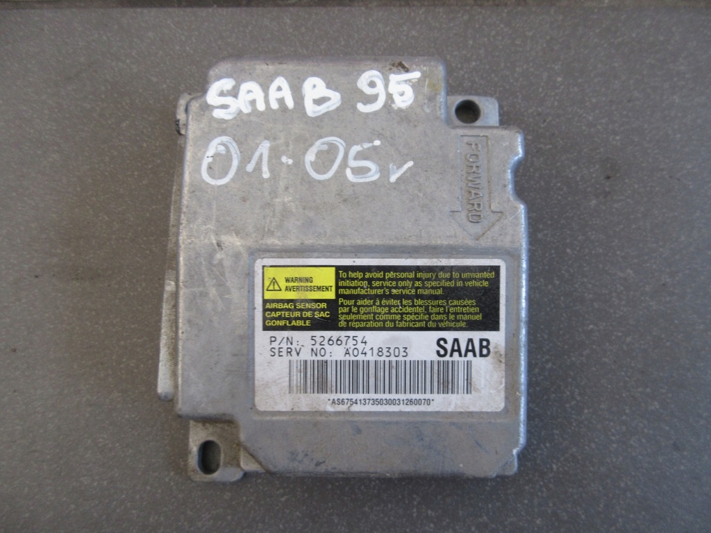 фото №1, Модуль подушка безпеки подушок saab 95 9-5 5266754
