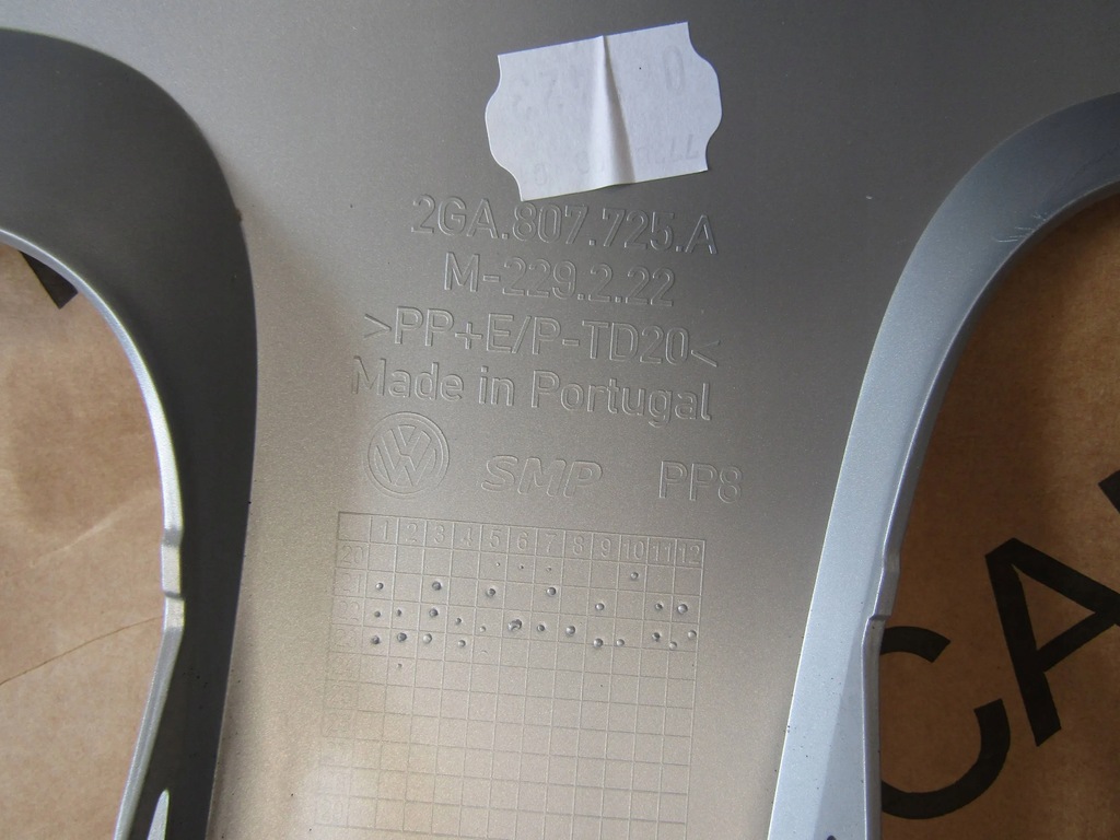 фото №8, Vw t-roc lift спойлер накладка бампера задняя 21r--