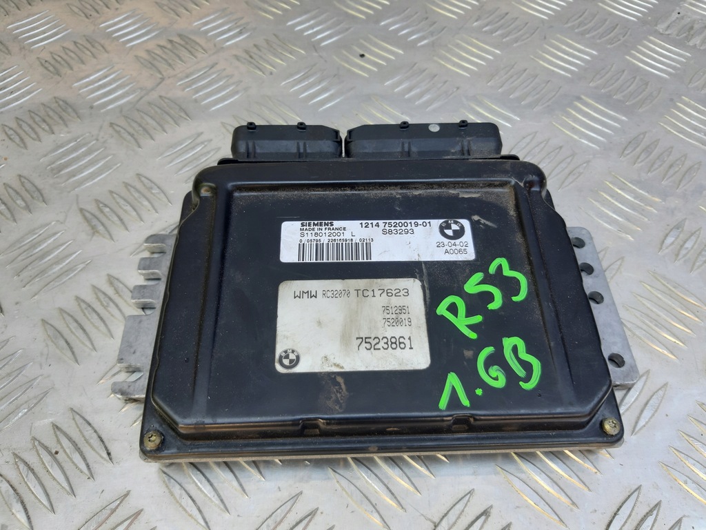 фото №1, Mini cooper r53 бортовой компьютер двигателя 1.6b