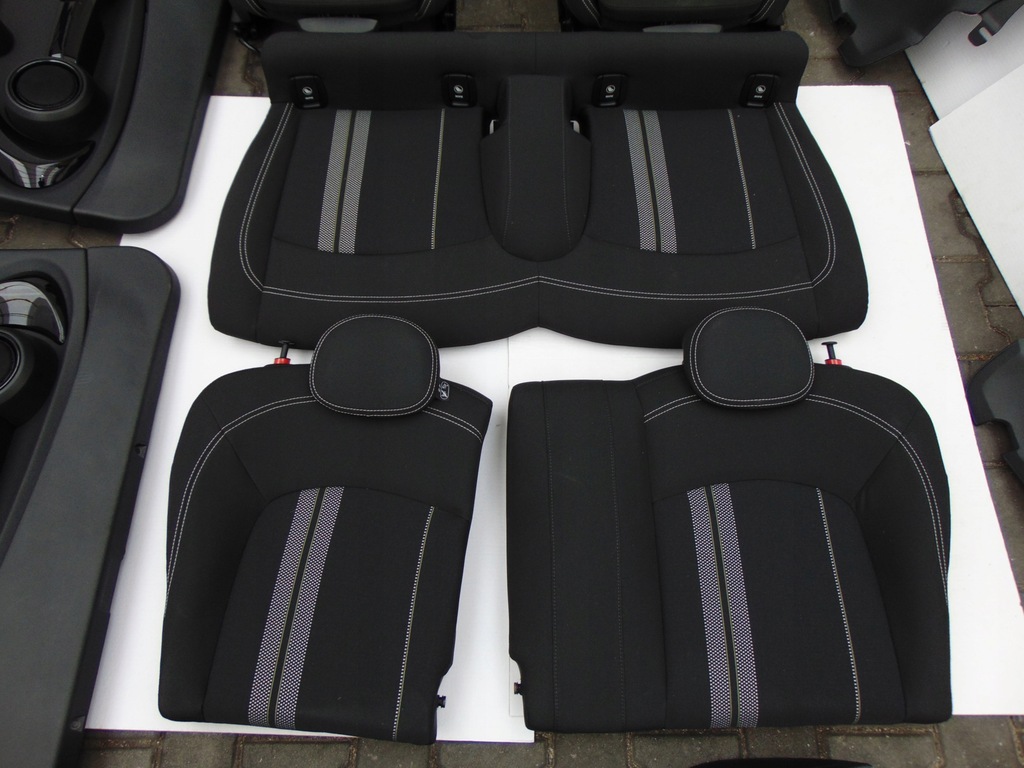 фото №7, Mini f56 jcw сидіння оббивка шкіра заднє сидіння