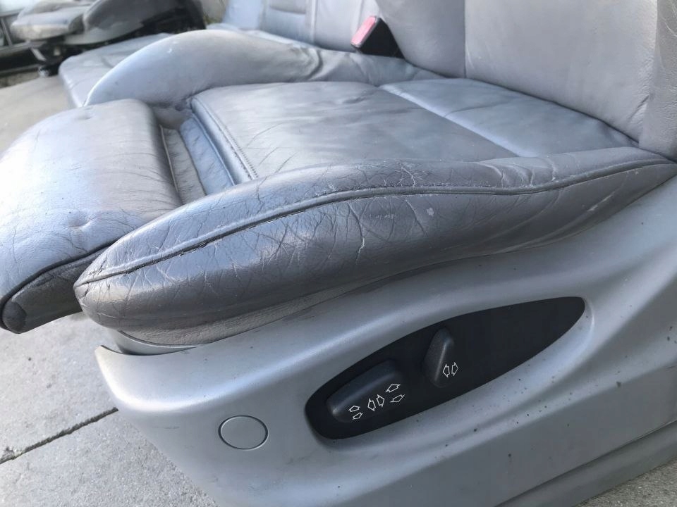 фото №10, Сидіння bmw x5 e53 99-06r. заднє сидіння шкіра комплект електричний з підігрівом ang