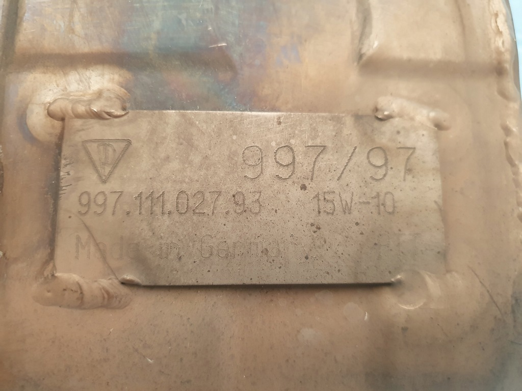 фото №6, Гаситель выхлоп porsche 911 997 gt3 rs задняя