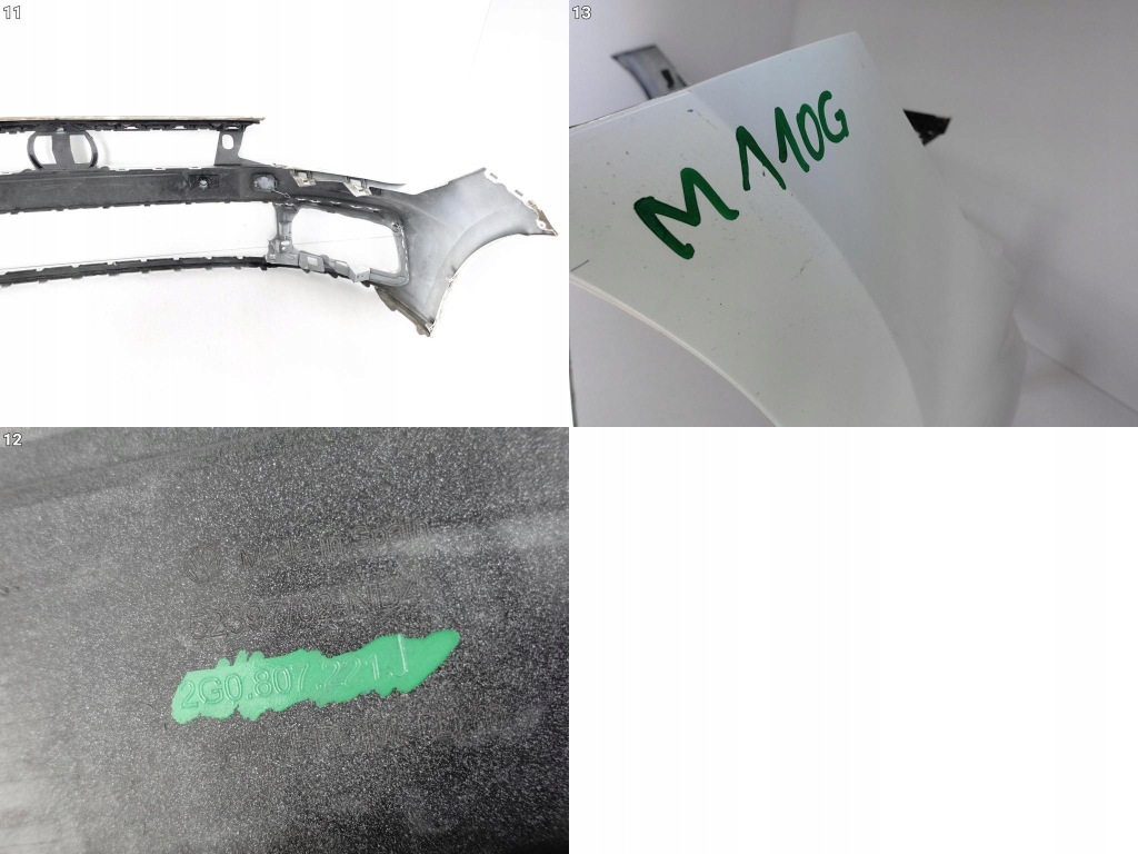 фото №12, Vw polo vi 6 2g0 gti r-line 17-20 бампер перед pdc