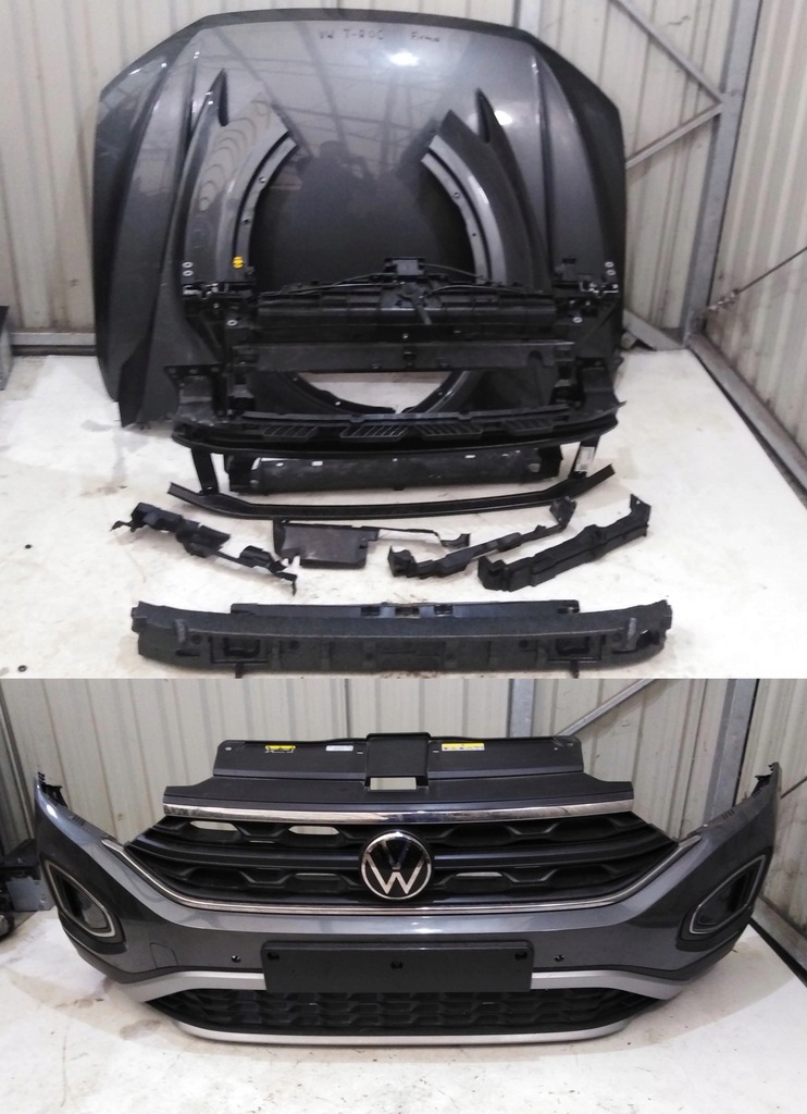 фото №1, Vw t-roc lift перед капот крыло бампер pas