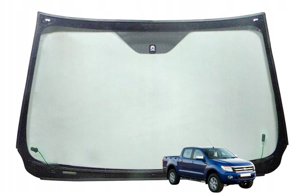 Купить Стекло передняя ford ranger pick-up 2011-18 зелёный с подогревом