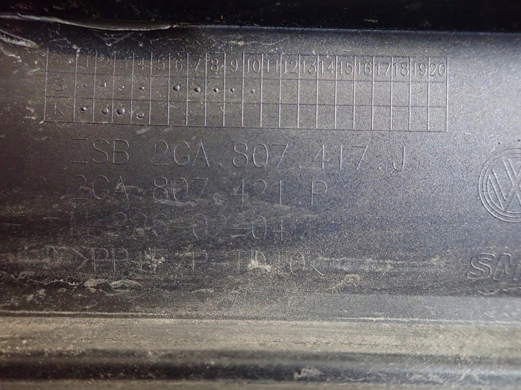 фото №5, Бампер задняя задний vw t-roc lift 2021- r-line 2ga807417j