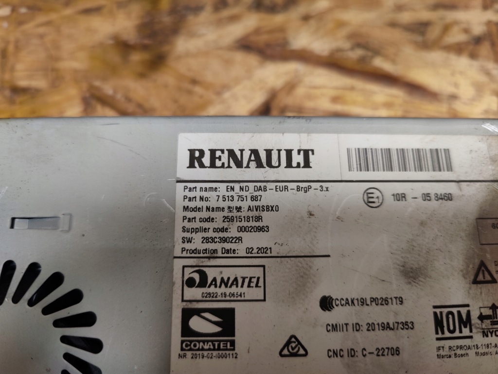 фото №2, Радио навигация renault clio v captur 259151818r