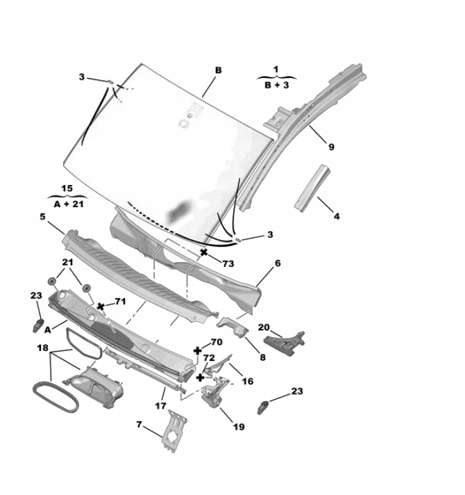 фото №11, Ліва губка шумоізоляція жабо berlingo partner 8251es psa оригінал оригінальний номер