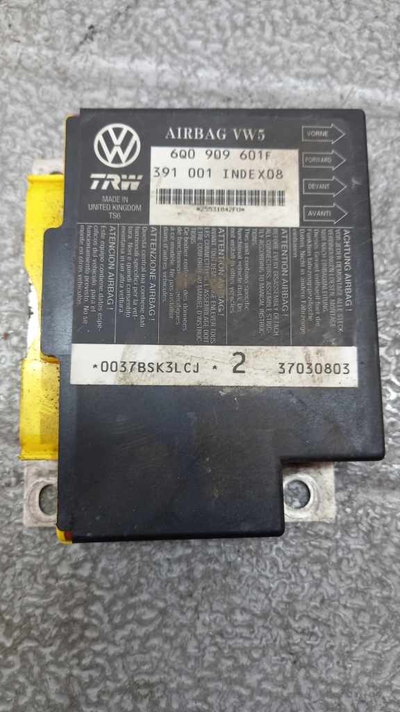 фото №2, Датчик подушка безпеки vw polo 1.2b 03r