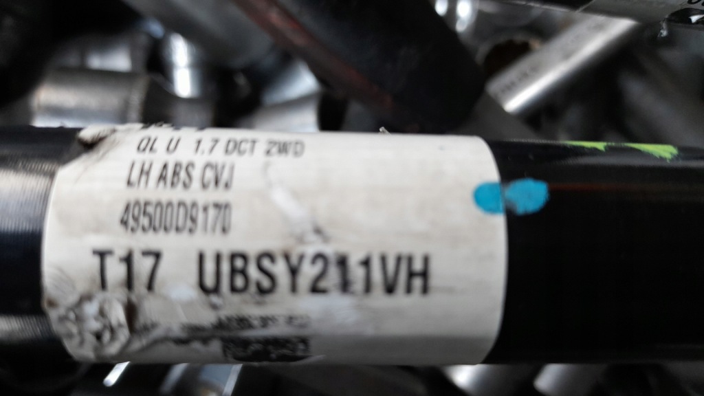 фото №4, Hyundai tucson ii lift приводной вал 1.6 crdi автоматическая коробка передач