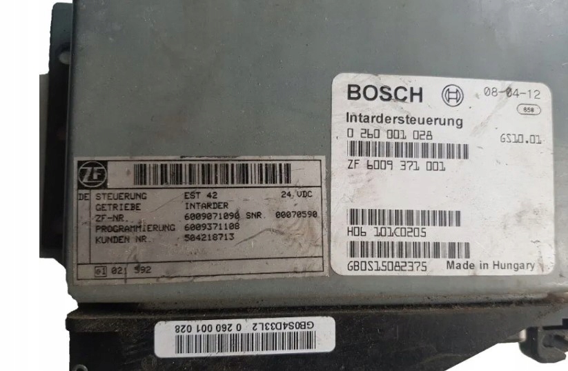 фото №3, Блок управления intardera zf iveco stralis euro5