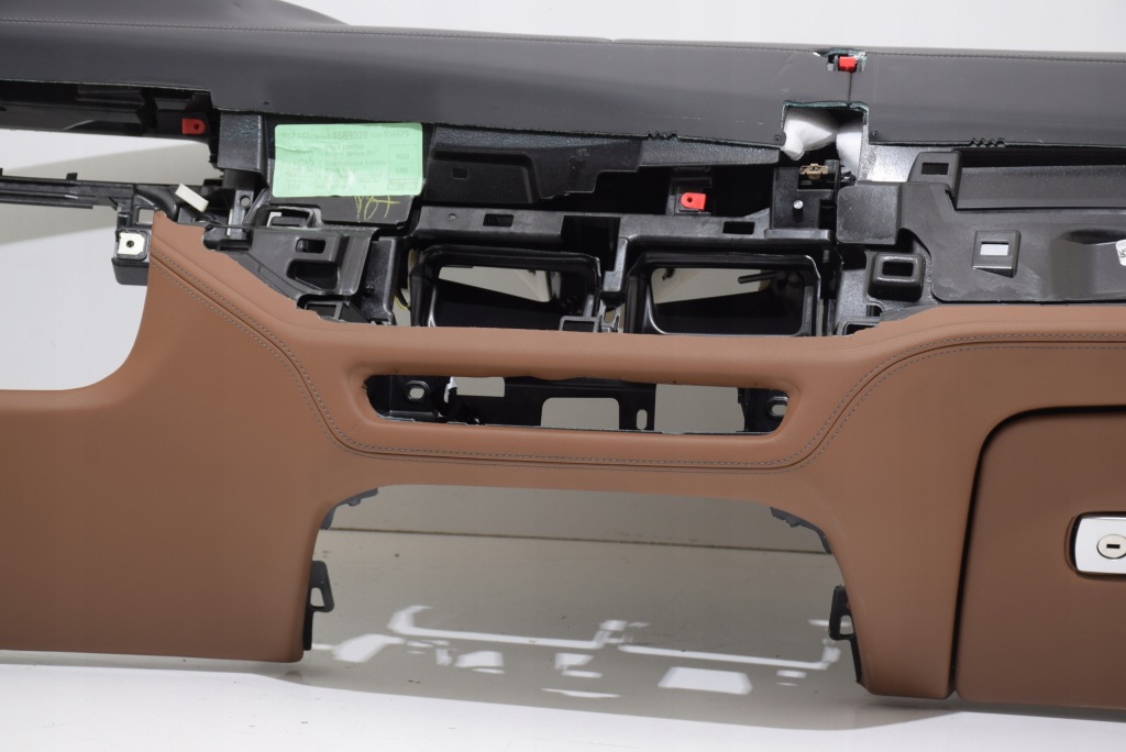 фото №9, Bmw x5 g05 x5m f95 lci lift панель приладів приладова консоль шкіра hud tarumabraun