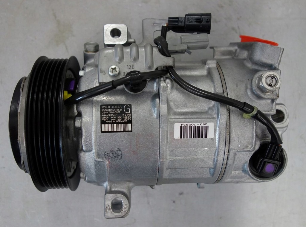 фото №1, Компресор nissan qashqai renault megane kadjar 926004eb2a denso 6pk