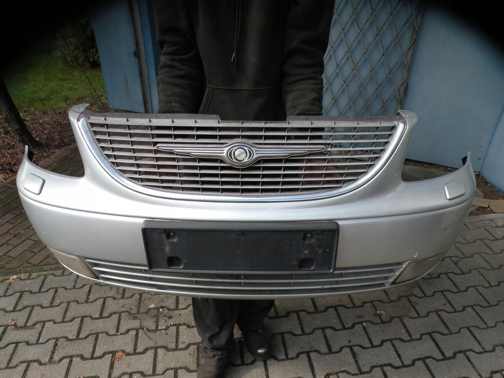 фото №1, Chrysler voyager iv бампер + решітка радіатора + протитуманні фари перед