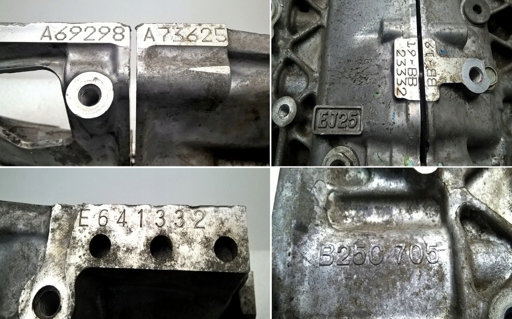 фото №16, Subaru wrx sti 2.5t шортблок ej25 ej257 b25c 705 блок двигателя оригинальный номер