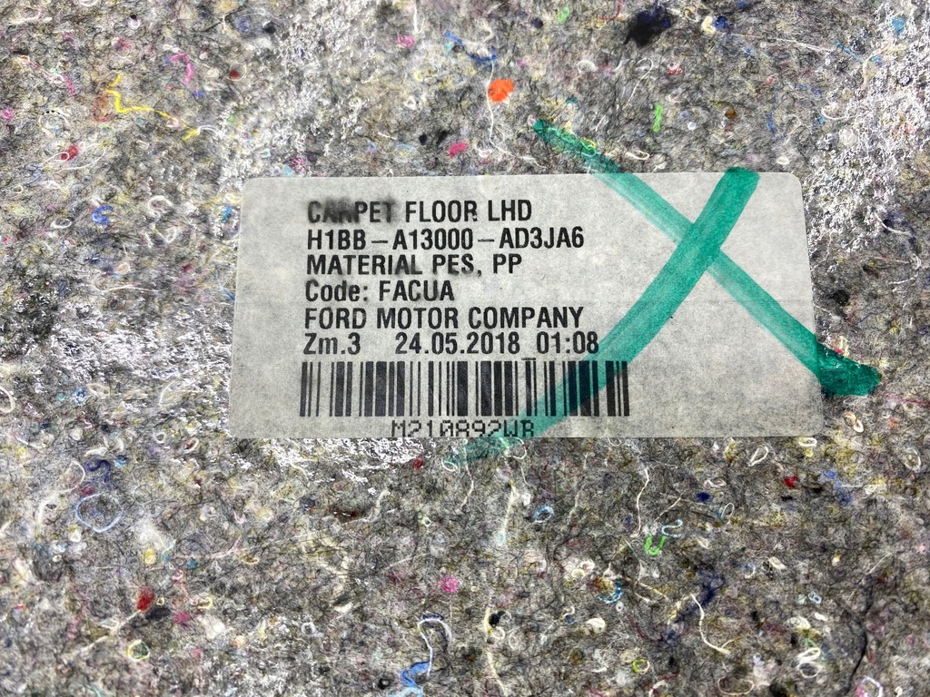 фото №14, Пол обшивка коврик ford fiesta mk8 eu