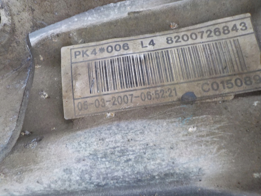 фото №11, Renault laguna ii lift 07r espace iv 2.0 dci 150km коробка передач передач pk4006