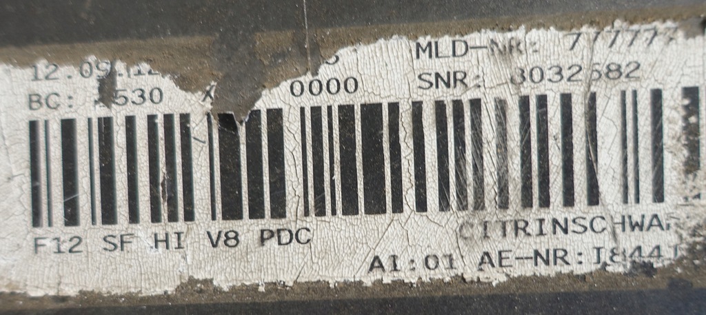 фото №14, Bmw 6 f12 f13 7223092 2010-2018 4 pdc бампер задняя задний