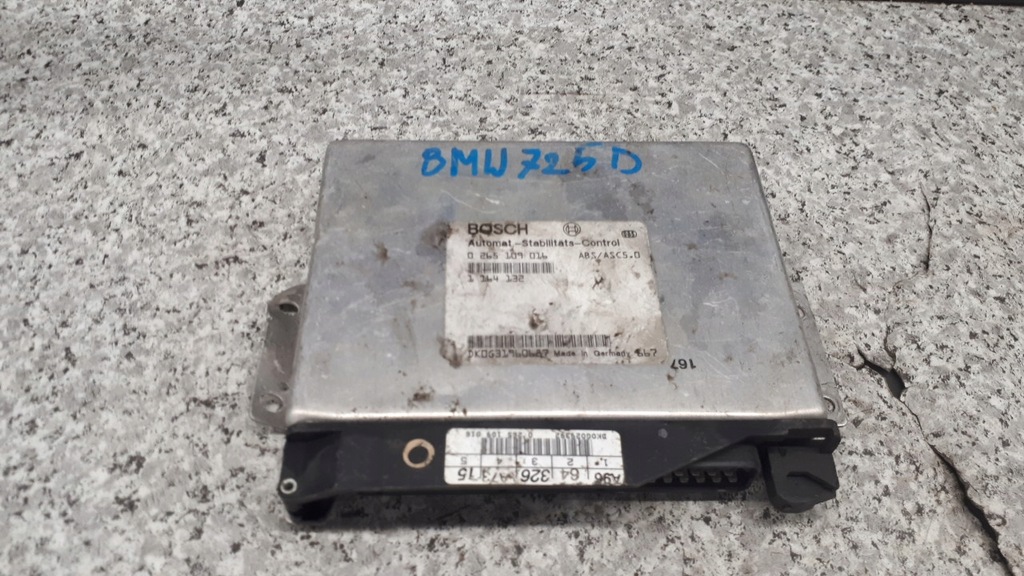 фото №1, Бортовий комп'ютер двигуна bmw e39 0265109016