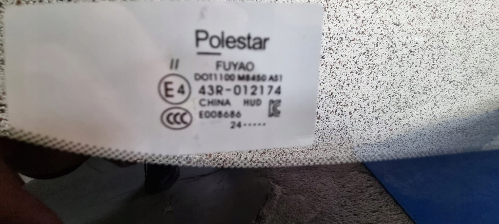 фото №5, Скло передня перед volvo polestar 4 23- nowa оригінальна, датчик, hud
