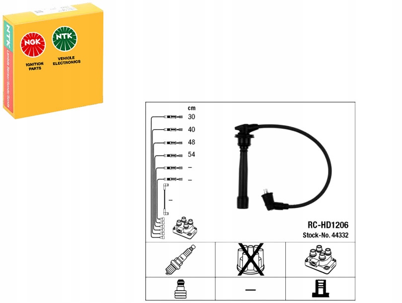 фото №1, Ngk набір трубопровід запалювання hyundai accent ac