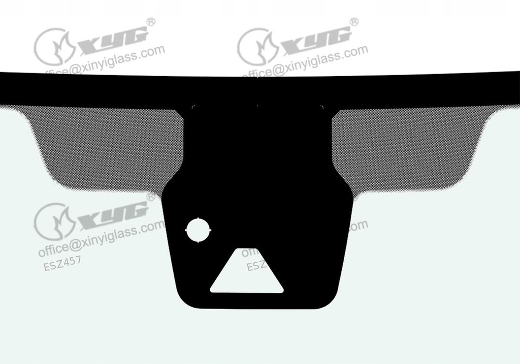 фото №2, Стекло лобовое передняя renault trafic iii 21- +датчик +kam adas