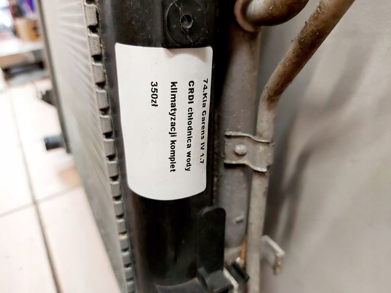 фото №8, Carens 4 iv 1.7 crdi радиатор wody кондиционера