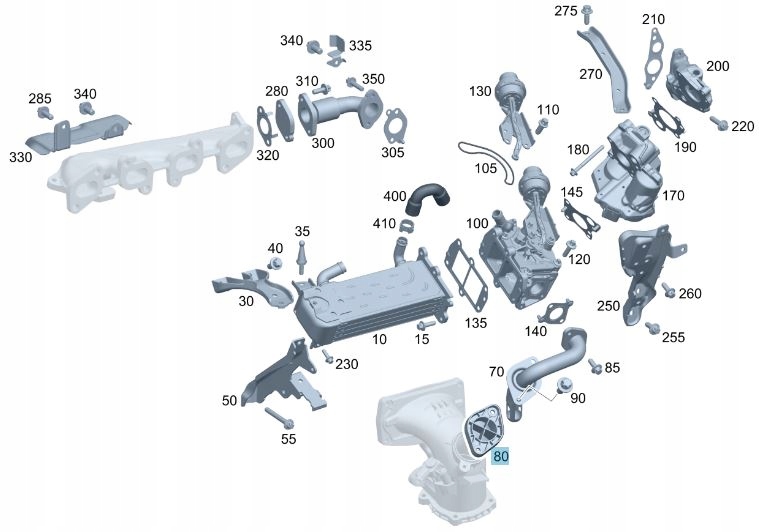 фото №4, Заглушка труби рециркуляції вихлопних газів egr mercedes 651