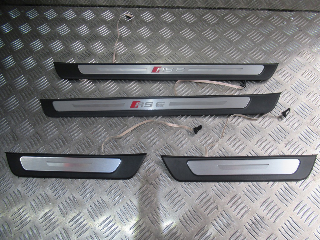 фото №1, Audi rs6 4k накладки пороговые подсвечиваемые