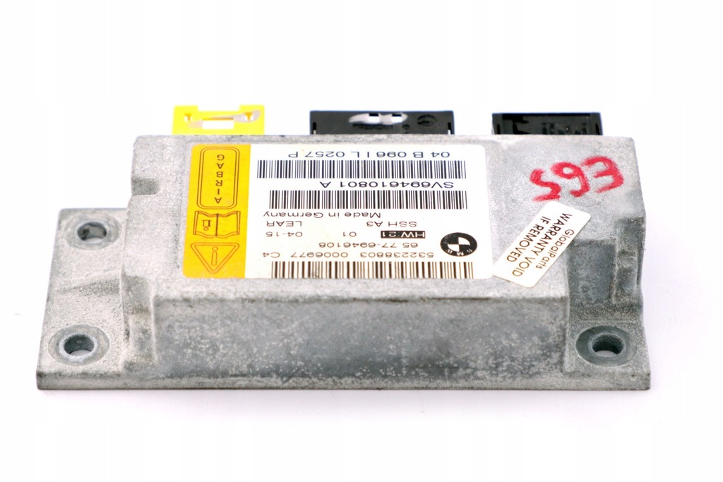 фото №10, Датчик подушка безопасности подушек bmw оригинальный номер 6946108