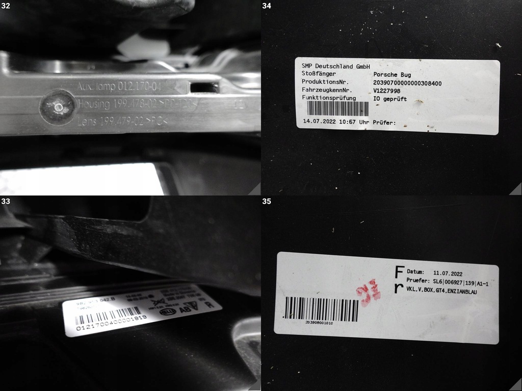 фото №12, Porsche 718 982 cayman boxster spyder gt4 rs gt4rs бампер kompletny перед